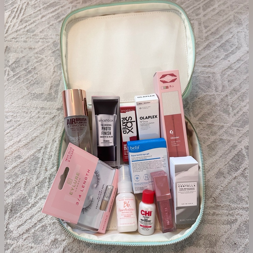 Brand New Full Size & Travel Beauty Lot | Patrick Ta Tilbury Smashbox Glossier